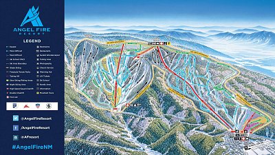 Ski resort Angel Fire: схема склонов