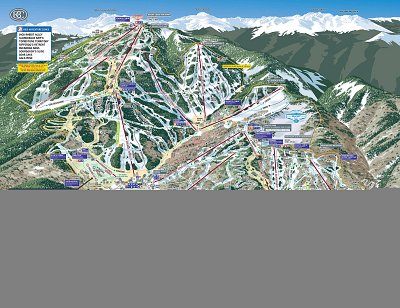 Ski resort Beaver Creek: схема склонов