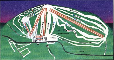 Ski resort Ski Brule: схема склонов