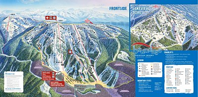 Ski resort Brundage Mountain: схема склонов