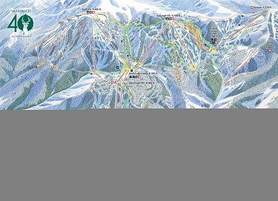 Ski resort Deer Valley: схема склонов
