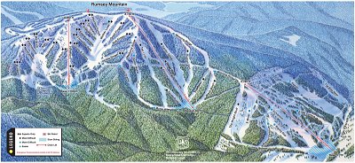 Ski resort Discovery Ski Area: схема склонов