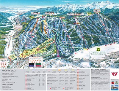 Ski resort Purgatory – Durango: схема склонов