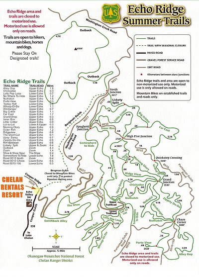 Горнолыжный курорт Echo Valley: схема склонов