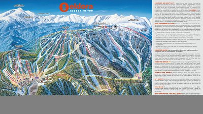 Ski resort Eldora Mountain: схема склонов
