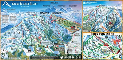 Ski resort Grand Targhee: схема склонов