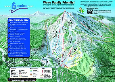Ski resort Hoodoo Ski Area: схема склонов