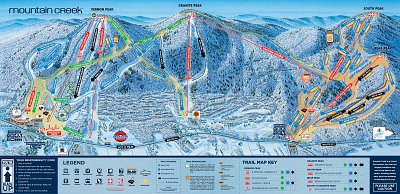Ski resort Mountain Creek – Vernon: схема склонов