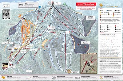 Ski resort Northstar California Resort: схема склонов