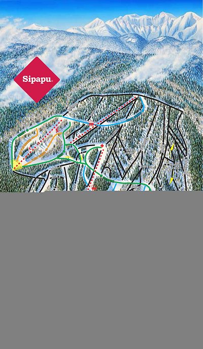 Ski resort Sipapu: схема склонов