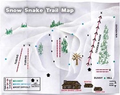 Горнолыжный курорт Snow Snake: схема склонов