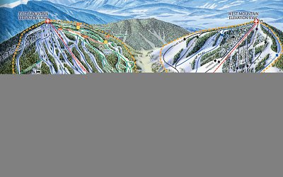 Ski resort Granby Ranch: схема склонов