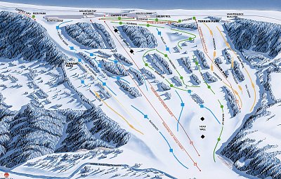 Ski resort Sundown Mountain Resort: схема склонов