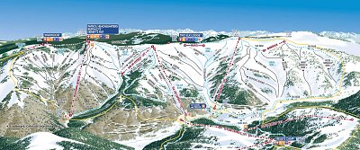 Ski resort Vail: схема склонов