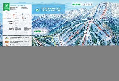 Ski resort Waterville Valley: схема склонов