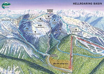 Ski resort Whitefish Mountain Resort: схема склонов