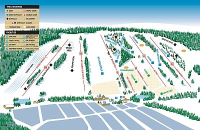 Snow Trails: схема склонов
