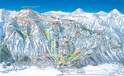 Jackson Hole: схема склонов