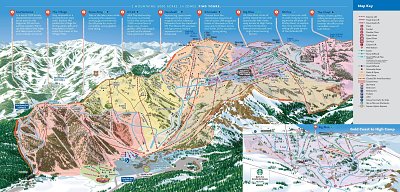 Squaw Valley: схема склонов