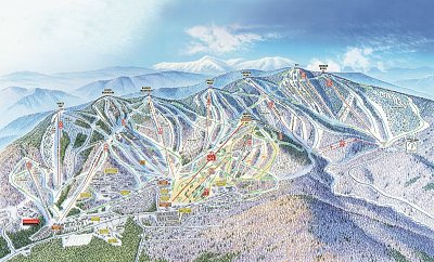 Sunday River: схема склонов