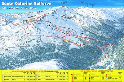 Санта-Катерина-Вальфурва: схема склонов